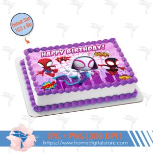 Spidey Birthday Topper Cake