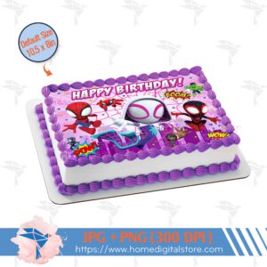 Spidey Birthday Topper Cake