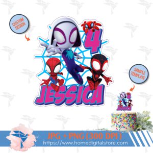 Spidey Birthday Cake Topper