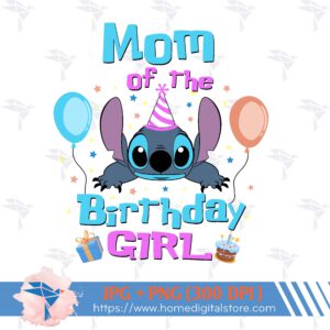 Mom of the Stitch Birthday Girl