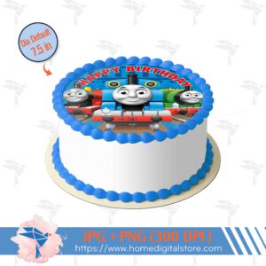 Thomas Train Round Topper Cake