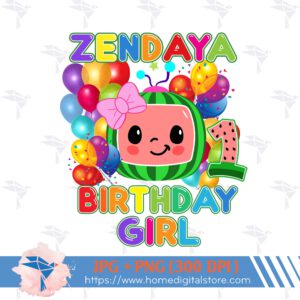 1st Birthday Girl Cocomelon