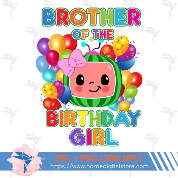 Brother of the Birthday Girl Cocomelon