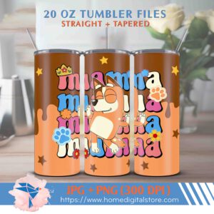 20oz Bluey Tumbler Wrap