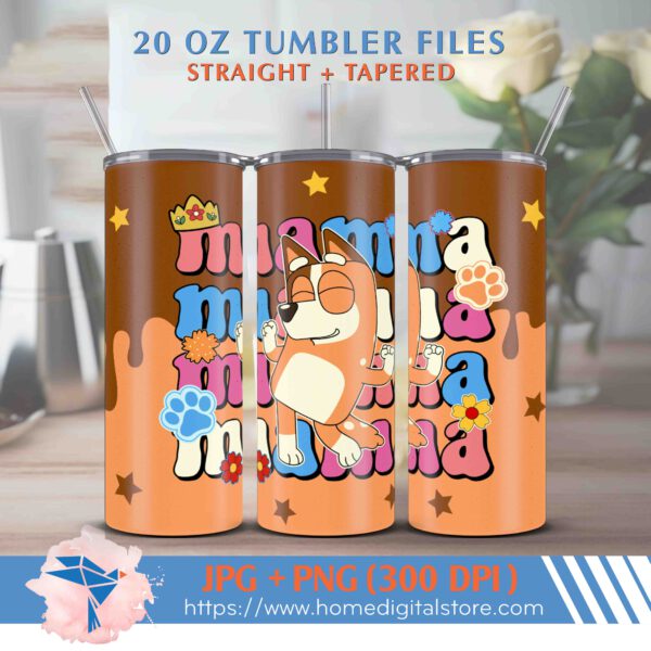 20oz Bluey Tumbler Wrap