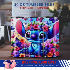 20oz Tumbler Stitch Wrap