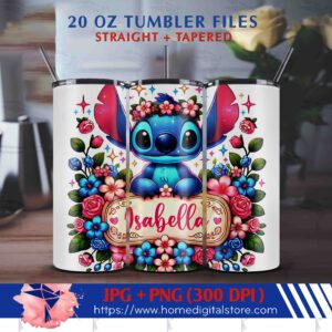 Stitch Tumbler 20oz Wrap
