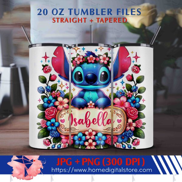 Stitch Tumbler 20oz Wrap