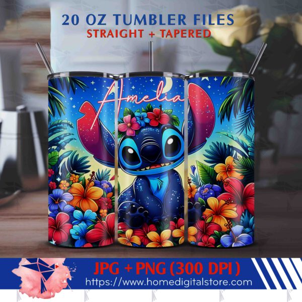 Stitch Tumbler Wrap 20oz