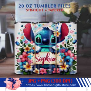 20oz Tumbler Stitch Wrap