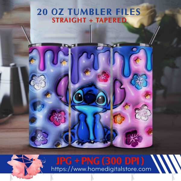 3d Tumbler Stitch Wrap