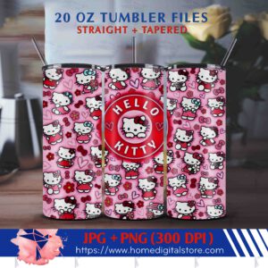 20oz Tumbler Wrap Hello Kitty