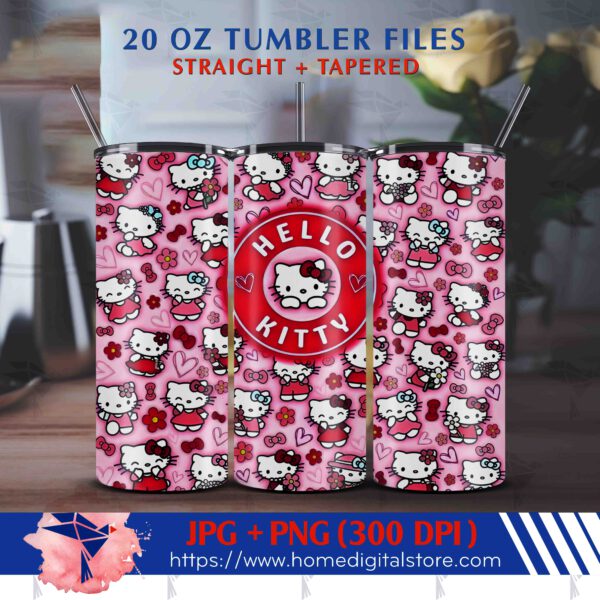 20oz Tumbler Wrap Hello Kitty