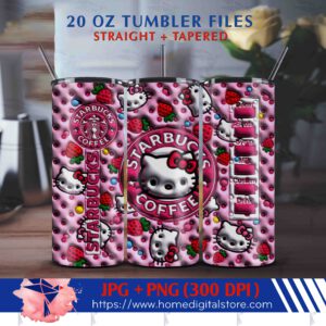 20oz Hello Kitty Tumbler Wrap