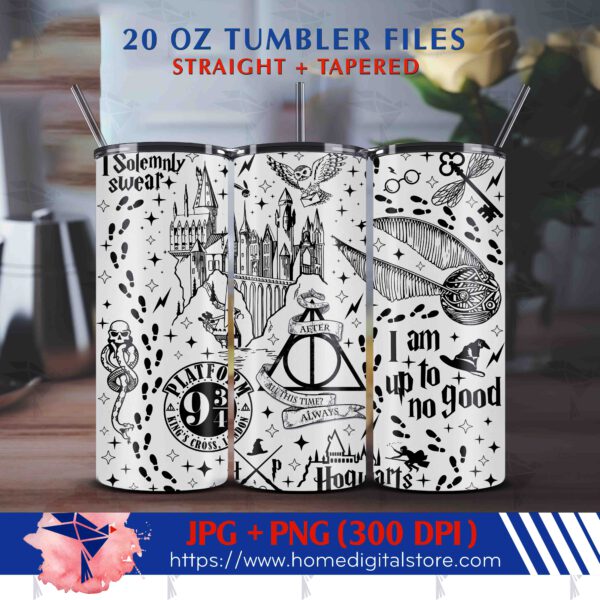 20oz Tumbler Harry Potter Wrap