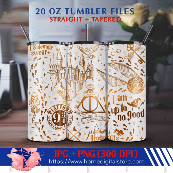 20oz Tumbler Harry Potter Wrap