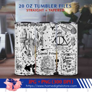 Harry Potter Tumbler Wrap 20oz
