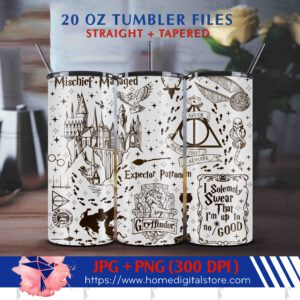 Harry Potter Tumbler Wrap