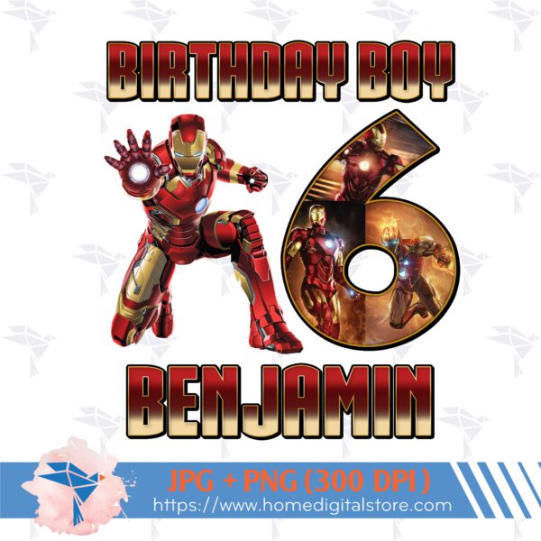 Birthday Boy Iron Man