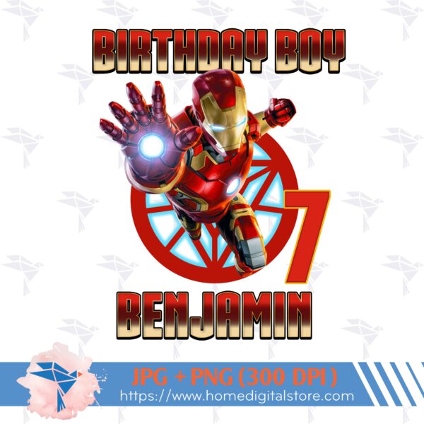 Birthday Boy Iron Man