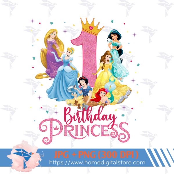 1st Birthday Girl Princess