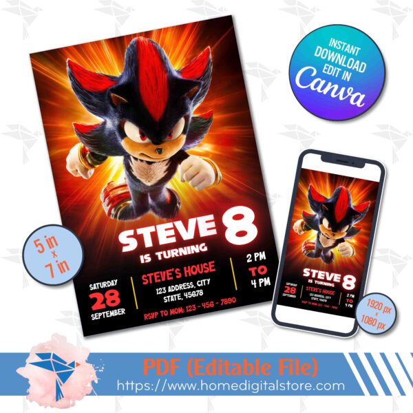 Sonic Shadow Birthday