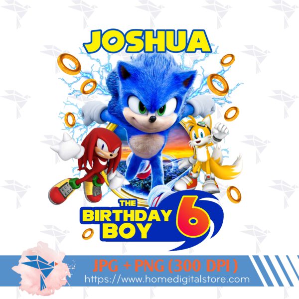 Birthday Boy Sonic