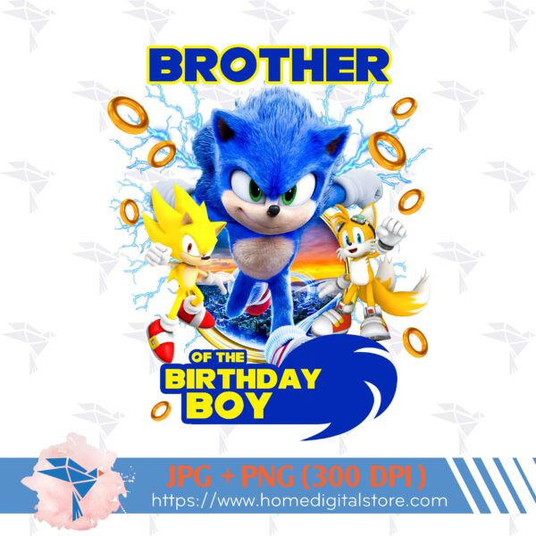 Brother of the Birthday Boy Sonic