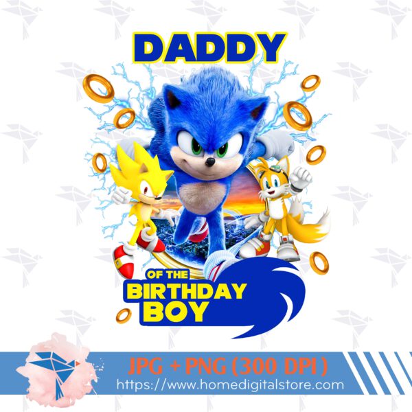 Daddy of the Birthday Boy Sonic