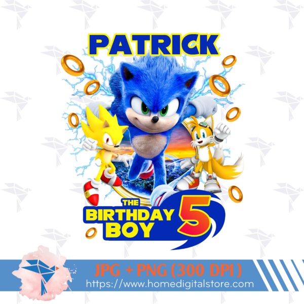 Birthday Boy Sonic