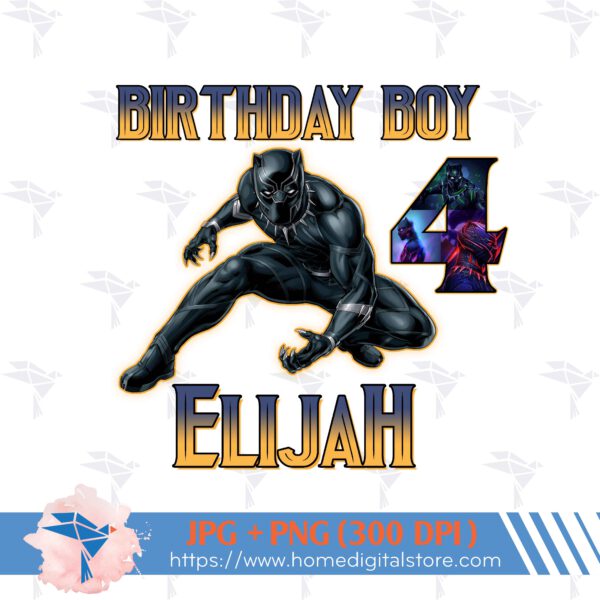 Birthday Boy Black Panther