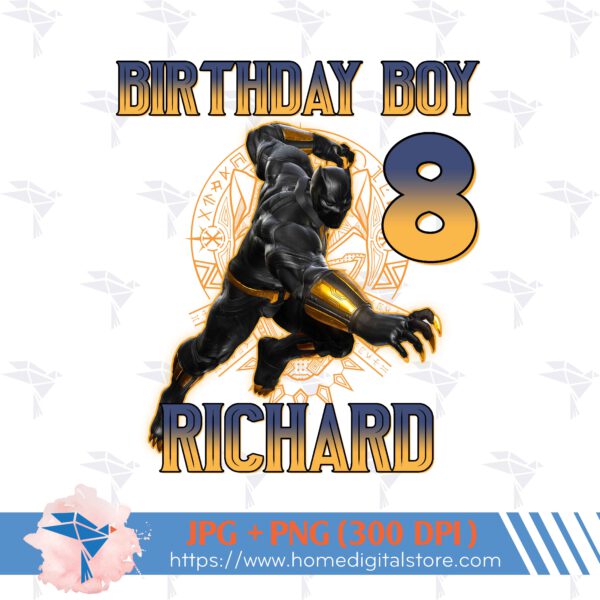 Birthday Boy Black Panther