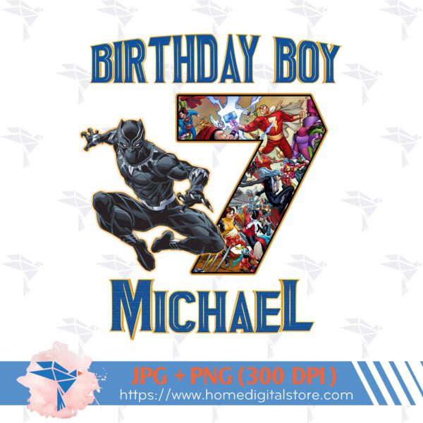 Birthday Boy Black Panther