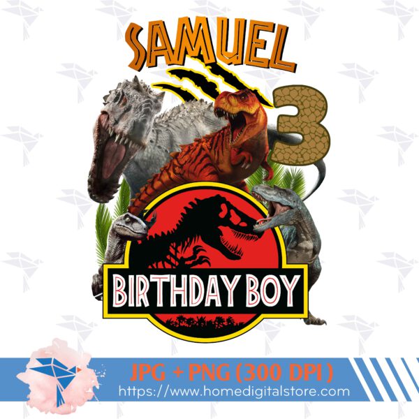 Birthday Boy Jurassic Park