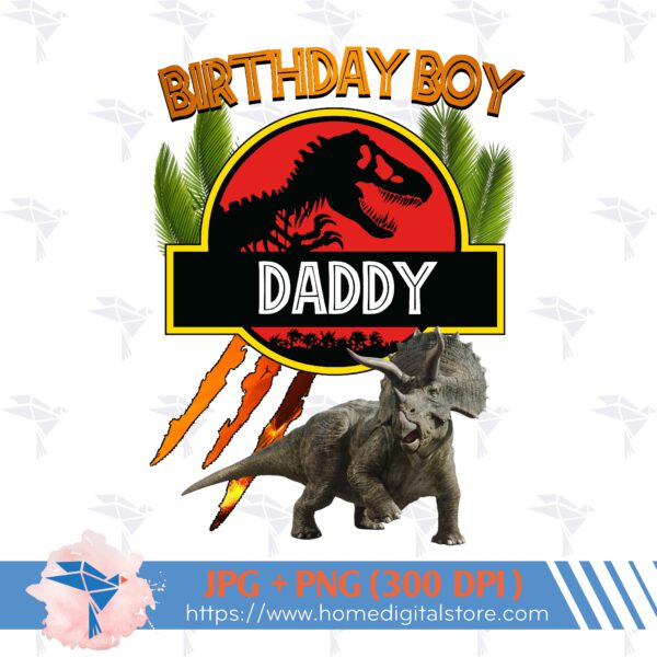 Daddy of the Birthday Boy Jurassic