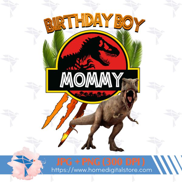 Mommy of the Birthday Boy Jurassic