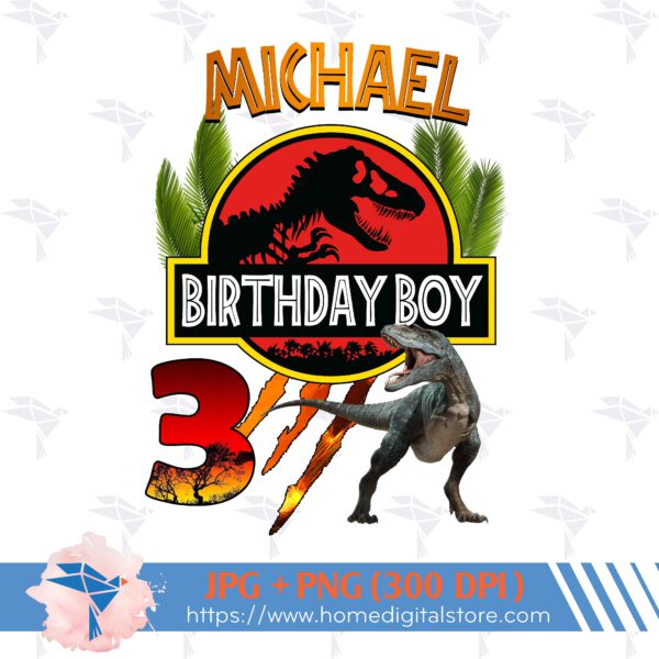 Birthday Boy Jurassic Park