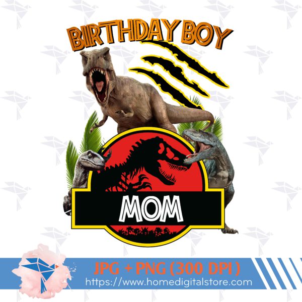 Mom of the Birthday Boy Jurassic