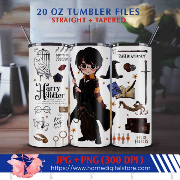 20oz Harry Potter Tumbler Wrap