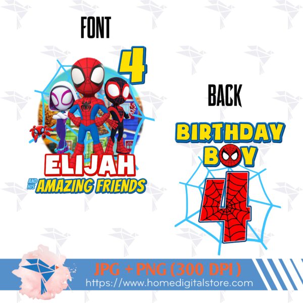 Spidey Birthday Boy