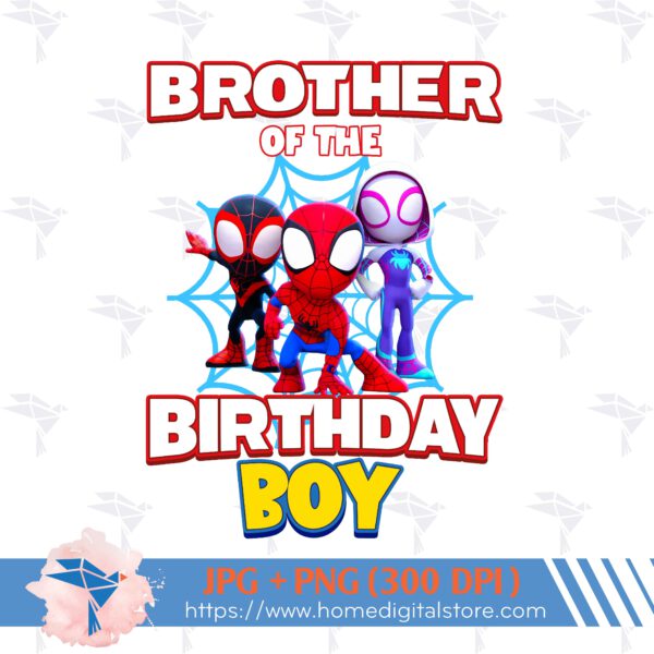 Brother of the Birthday Boy Spide
