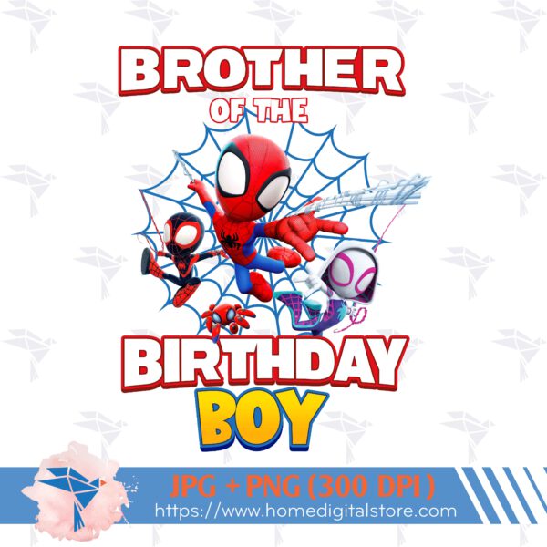 Brother of the Birthday Boy Spidey