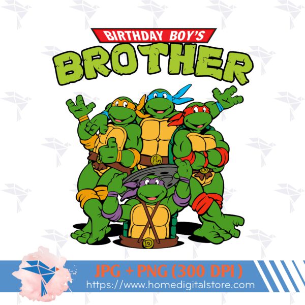 Brother of Birthday Ninja Turtle
