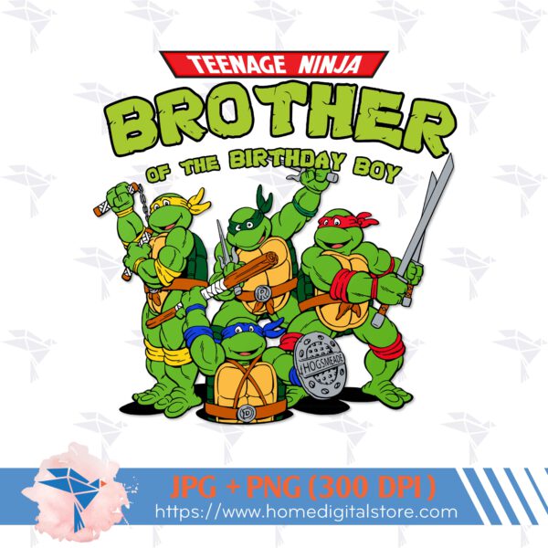 Brother of Birthday Ninja Turtle