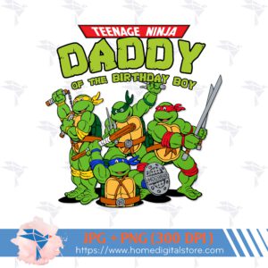 Daddy of Birthday Ninja Turtle