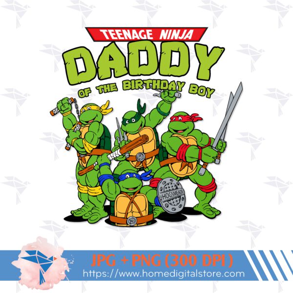 Daddy of Birthday Ninja Turtle