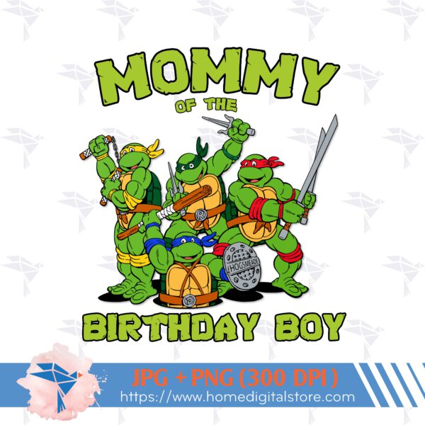 Mommy of Birthday Ninja Turtle