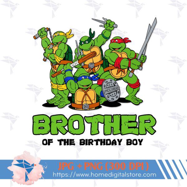 Brother of Birthday Ninja Turtle