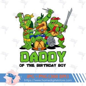 Daddy of Birthday Ninja Turtle