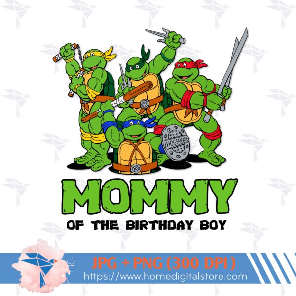 Mommy of Birthday Ninja Turtle